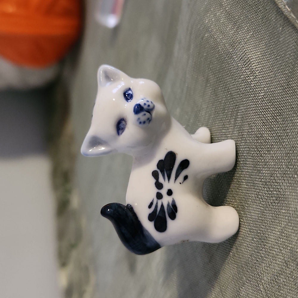 Miniature Cat Figurine